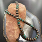 Southwestern Style Copper 8mm Navajo Pearl Beades &Turquoise 18"-20" Necklace For Women