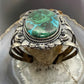 Sterling Silver Southwestern Style Oval Azurite Malachite Bracelet For Women