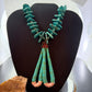 Vintage Native American Disk Beads Turquoise & Spiny Oyster Jacla Necklace For Women