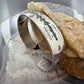 Gibson Gene Navajo Native American Silver Turquoise Chip Inlay Bracelet (As Is)