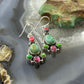 Sterling Silver Southwestern Style Multistone Dangle Earrings For Women #4