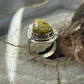 Sterling Silver Southwestern Style Teardrop Atlantisite Ring Size 8.25 For Women