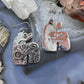 Brad Panteah Sterling Silver Spirit Bear w/Petroglyph Symbols Dangle Earrings For Women