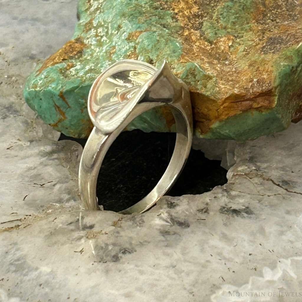 Carolyn Pollack Sterling Silver Calla Lily Floral Ring For Women