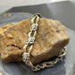 Carolyn Pollack Sterling Silver Fold Over Clasp Link Bracelet For Women