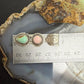 Sterling Silver Southwestern Style Pink Conch & Turquoise Pendant For Women