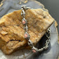 Carolyn Pollack Sterling Silver 8 Oval Rhodonite Link Bracelet For Women