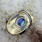 Shablool Israel Sterling Silver Paua Shell (Abalone) Ring Size 7 For Women
