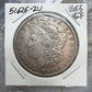 1885 US 90% Morgan Silver Dollar VG-F #51626-2U