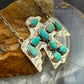 Sterling Silver Southwestern Style Kingman Turquoise Thunderbird Pendant Necklace For Women #1