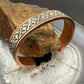Wylie Secatero Navajo Sterling Silver & Copper Stamped Bracelet For Women #3