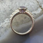 Carolyn Pollack Sterling Silver Rounded Amethyst Decorated Shank Ring For Women