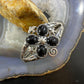 Carolyn Pollack Vintage Southwestern Style Sterling Silver Onyx Decorated Bracelet For Women