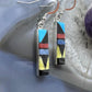 Starllie & Sheryl Edaakie Sterling  Silver Multistone Inlay Dangle Earrings For Women #4