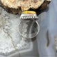 Sterling Silver Southwestern Style Square Yellow Jasper Decorated Ring Size 7.5 For Women