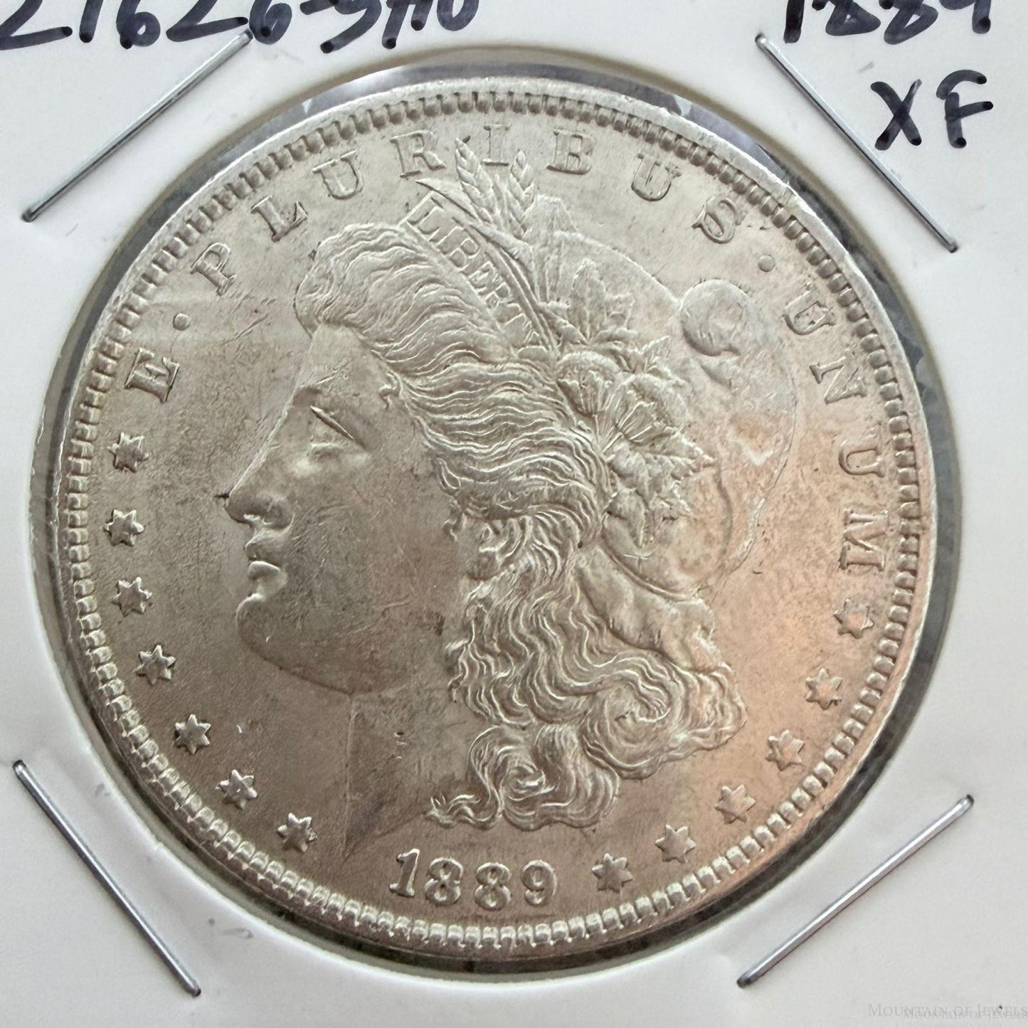 1889 US 90% Morgan Silver Dollar XF #21626-5HO