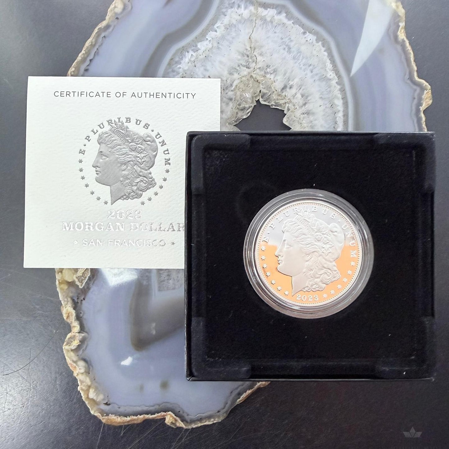 US 2003 Pure Silver One Troy Ounce Morgan Dollar Proof Uncirculated #112825-9DX