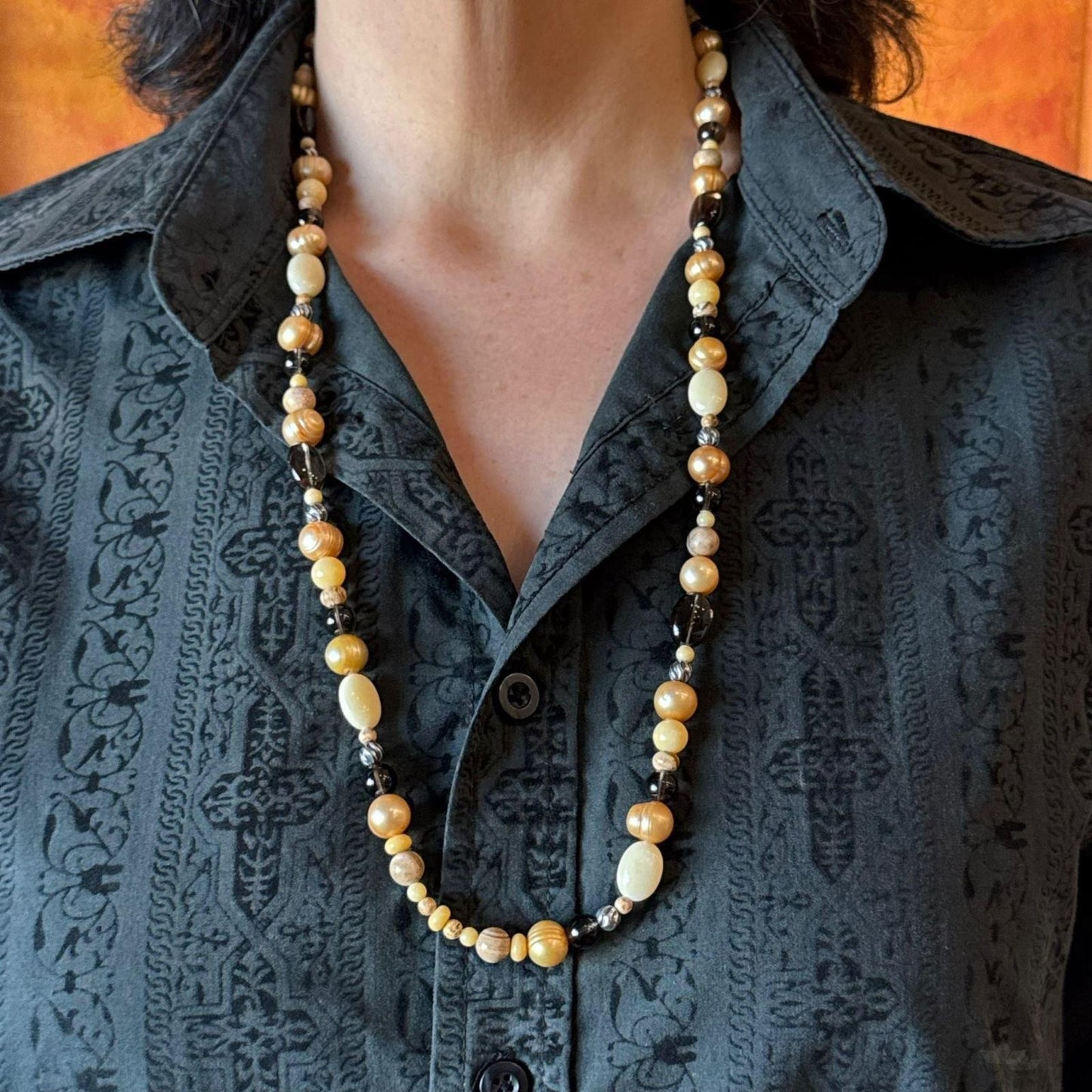 Carolyn Pollack 3mm-15mm Multi-Gemstone Beads 28"-31" Necklace For Women
