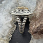 Carolyn Pollack Sterling Silver Oval Picture Jasper Petroglyph Ring For Women