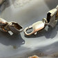 Vintage Sterling Silver Silver 7" Fashion Link Bracelet For Women