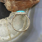 Carolyn Pollack Sterling Silver Turquoise Heart w/Inlay Decorated Ring Size 6, 8