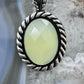 Carolyn Pollack Sterling Silver Faceted Oval Green MOP Decorated Pendant With Necklace For Women