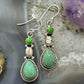 Sterling Silver Southwestern Style Multistone Dangle Earrings For Women #13