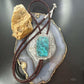 Sterling Silver Southwestern Style Large Shattuckite Decorated Bolo Tie For Men