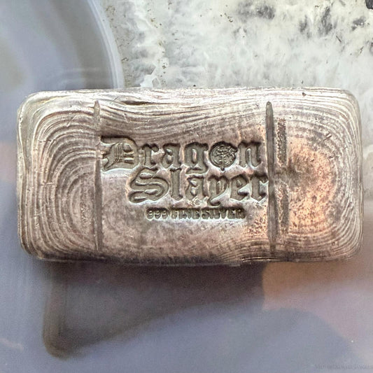 76 Grams of .999 Fine Silver Bar Dragon Slaper #PX.EO