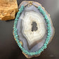 Vintage Native American Natural Nugget Turquoise Beads 18" Necklace For Women