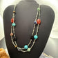 Carolyn Pollack Sterling Silver Multistone Beads 36" Necklace For Women