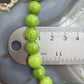 Sterling Silver Southwestern Style 10mm Peridot Beads 16" Necklace For Women