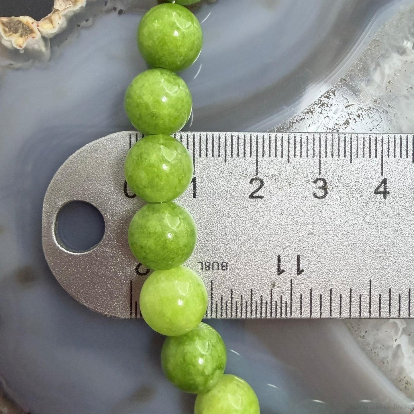Sterling Silver Southwestern Style 10mm Peridot Beads 16" Necklace For Women