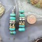 Tommy & Rosita Singer Sterling Silver Turquoise Rounded Beads Dangle Earrings For Women