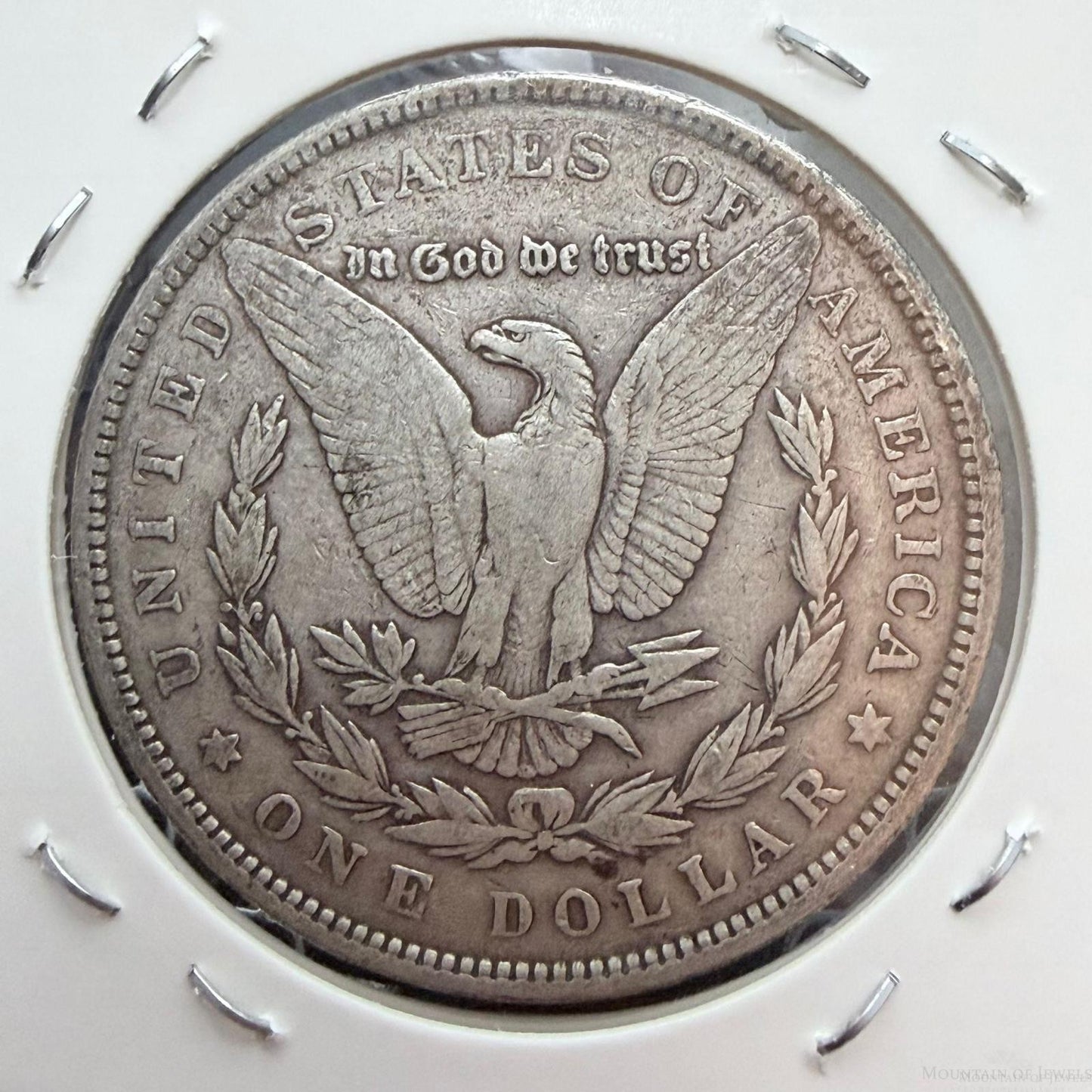1890 US 90% Morgan Silver Dollar VG-F #51626-6GU