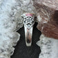 Carolyn Pollack Sterling Silver Oval Peach Mother of Pearl & Rhodonite Ring For Women