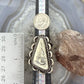 Vintage Native American Sterling Scrimshaw Style On Gemstone Ring Size 8 For Women