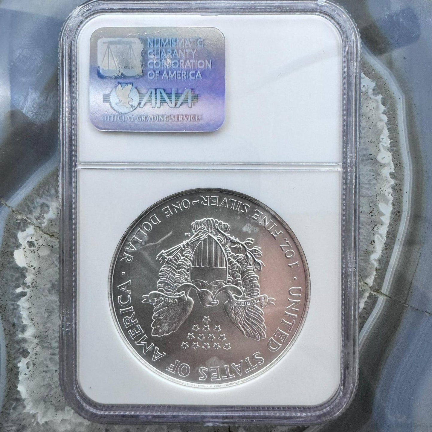 2000 US 1.0oz .999 Fine Silver American Silver Eagle NGC MS69 #341374-047EX