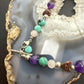 Carolyn Pollack Sterling Silver Multistone Beads 18" Necklace For Women