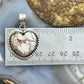 Sterling Silver Southwestern Style Wild Horse Decorated Heart Pendant For Women #1