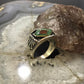 Carolyn Pollack Sterling Silver Green Turquoise & Coral Chip Inlay Ring Size 9 For Women