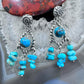 Carolyn Pollack Sterling Silver Turquoise Bead Dangle Earrings For Women