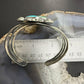 Sterling Silver Southwestern Style Azurite Malachite Decorated Bracelet For Women
