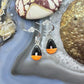 Clifton Aguilar Sterling  Silver Teardrop Multistone Inlay Dangle Earrings For Women #6