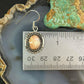 Sterling Silver Southwestern Style Spiny Oyster Dangle Earrings For Women