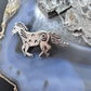 Brad Panteah Sterling Silver SW Motifs Overlay Galloping Horse Unisex Brooch