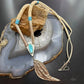 Vintage Larry Pacheco Heishi & Turquoise-Spiny Double-Sided Necklace For Women