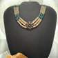 Carolyn Pollack Sterling Silver Concho w/Turquoise &White Agate 19" Necklace For Women.