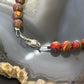 Sterling Silver 6mm Mexican Calcite Beads Bracelet For Women