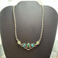 Carolyn Pollack Sterling Silver Multi Stone Pendant Beads Necklace For Women #1